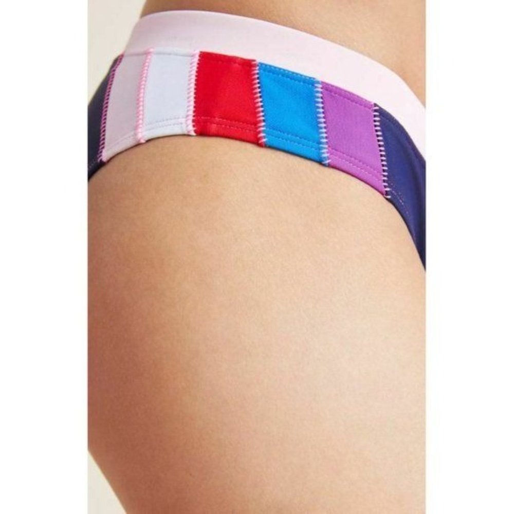 Sundry Anthropologie Sz XS 0 Colorblock Bikini Bottom Mix & Match Sizes for Top - Picture 3 of 10